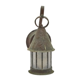Arts and Crafts Copper Wall Sconce