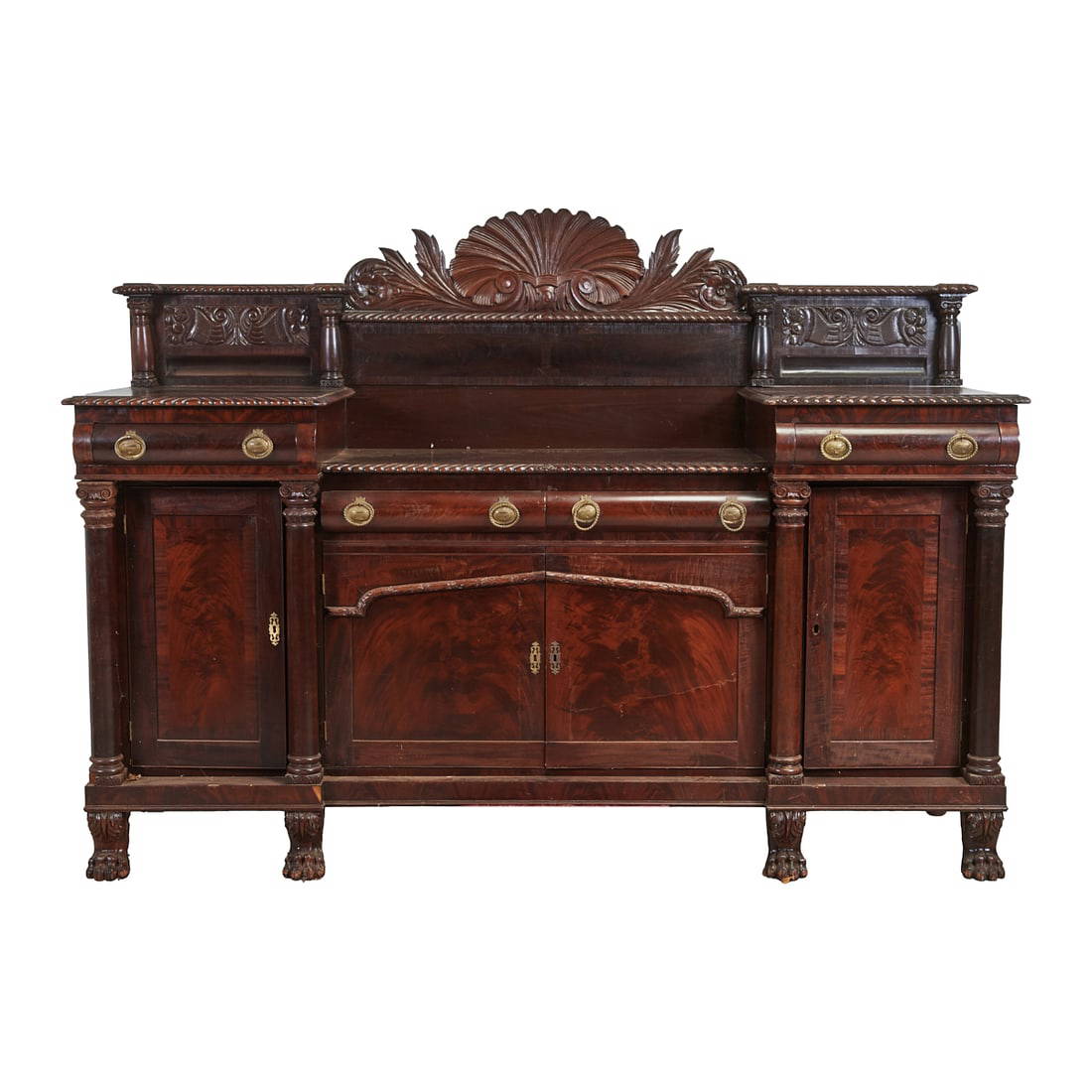 American Empire Mahogany Buffet