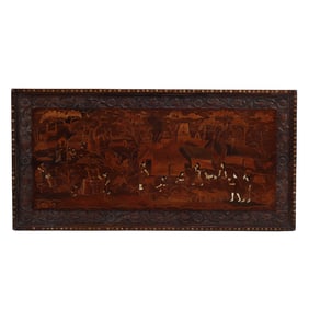 Neoclassical Style Framed and Inlaid Plaque