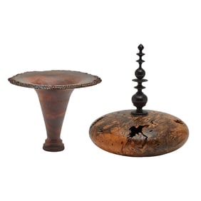 Two Bruce Bernson Turned Vessels