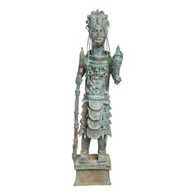 Life Size Bronze Statue of an Oba
