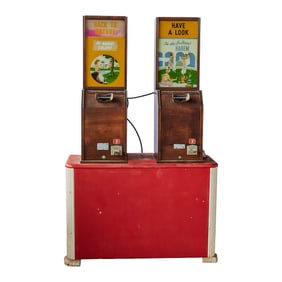 Exhibit Supply Co Back to Nature and Sultans Harem, Vintage Boardwalk Peep Shows