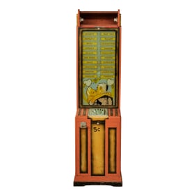 International Mutoscope 5 Cent Love Meter, Coin Op Arcade Game