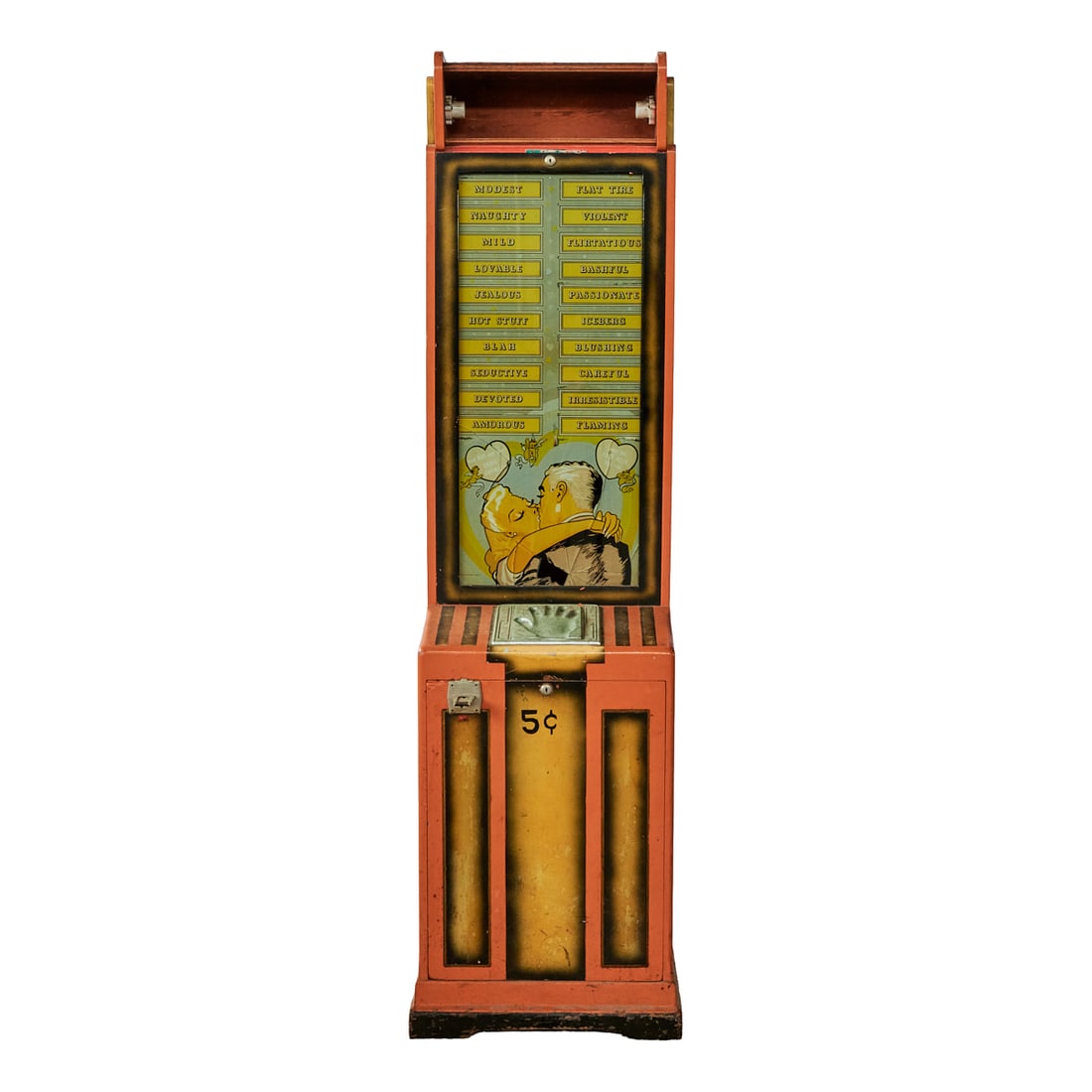 International Mutoscope 5 Cent Love Meter, Coin Op Arcade Game (1 of 3)