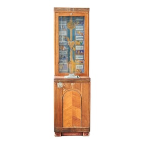 International Mutoscope Coin Op Fortune Teller Test Your Love, Palm Reader Game