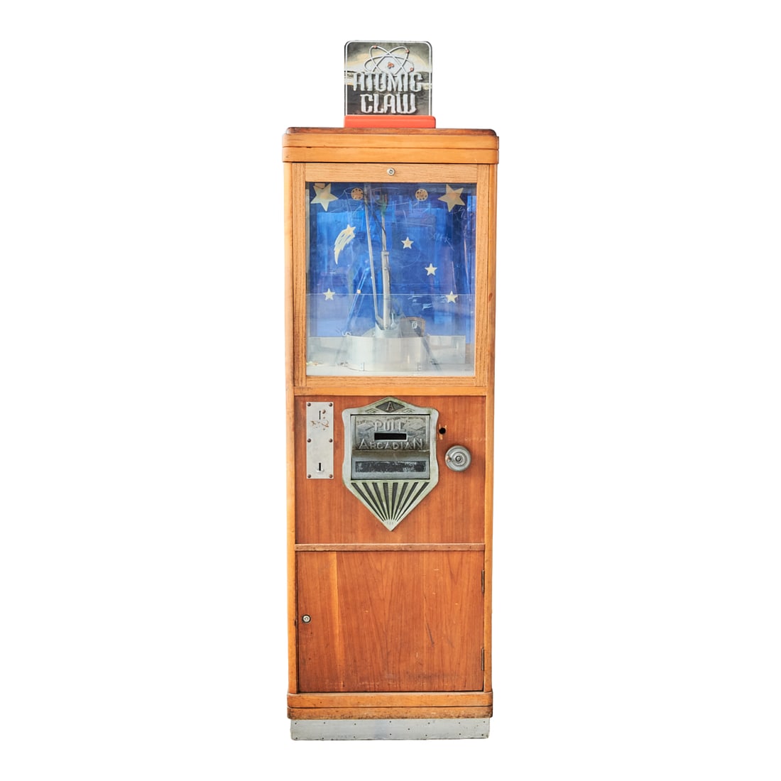 Exhibit Supply Co Coin Op Arcadian Blue Streak Digger Claw Machine Arcade Game (1 of 2)