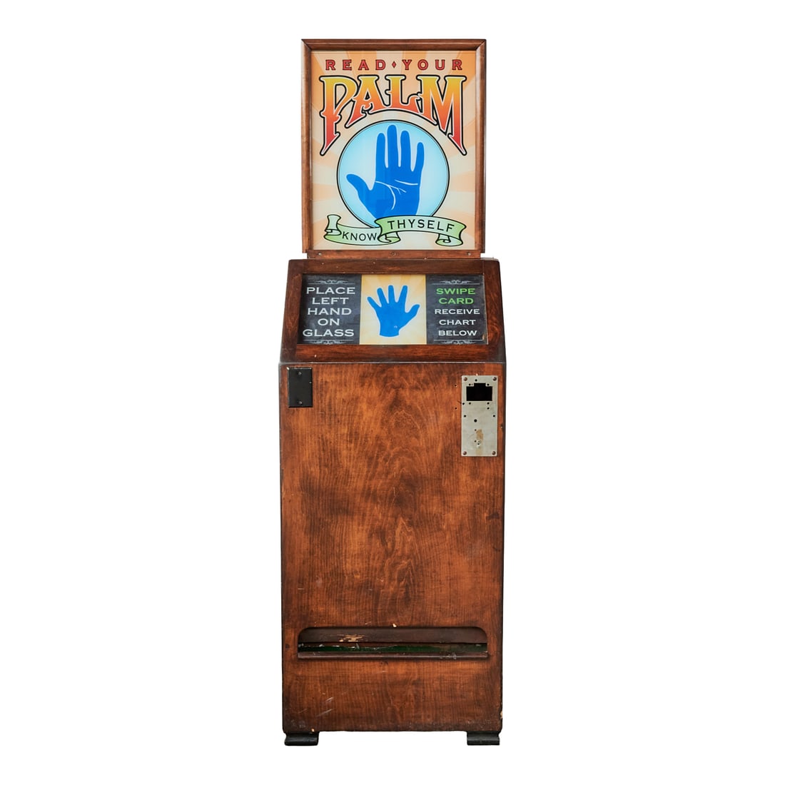 Coin Op Fortune Teller Read Your Palm, Know Thyself, Coin Op Arcade Game (1 of 3)