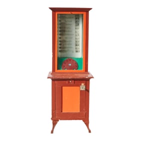 Exhibit Supply Company Love Tester Five Cent Coin Op Machine