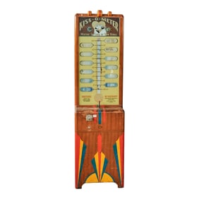 Exhibit Supply Company Coin Op Kiss-O-Meter Arcade Game
