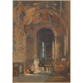 Carl Frederich Heinrich Werner, Cathedral, Watercolor