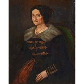 English School, Portrait of a Woman, Oil on Canvas