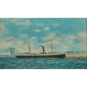 Antonio N. G. Jacobsen, Santiago, Oil on Canvas