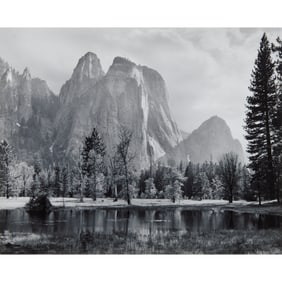 Ansel Adams, Cathedral Spires and Rocks, Photograph