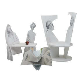 Stephen Hogbin, Three Mixed Media Sculptures