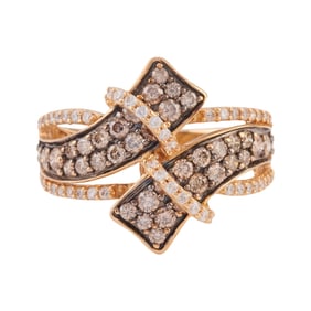 LeVian Brown Diamond, Diamond, 14k Yellow Gold Ring