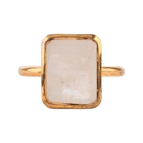 Moonstone, Vermeil Ring