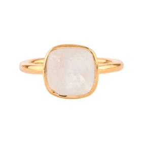 Moonstone, Vermeil Ring