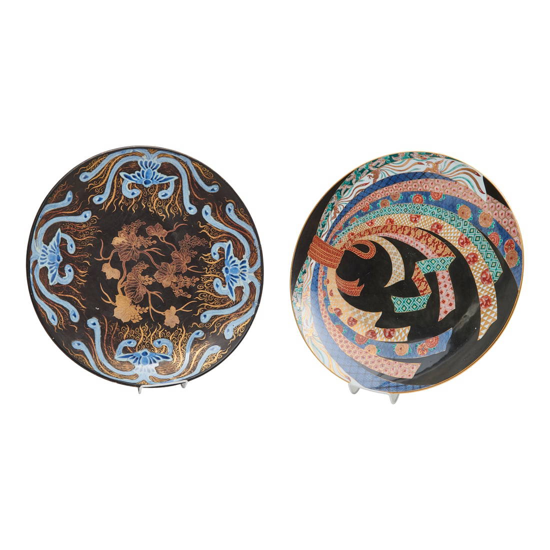 (Lot of Two) Large Japanese Porcelain Chargers