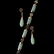 JADE, 14K YELLOW GOLD JEWELRY SUITE.