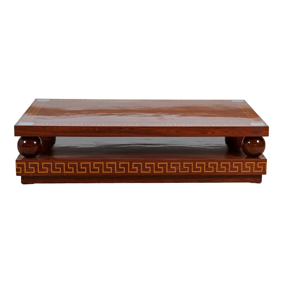 Art Deco Style Oversize Inlaid Coffee Table (1 of 4)