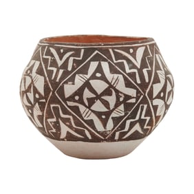 Acoma Sky City Painted Pottery Olla