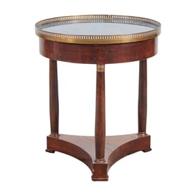 Empire Style Marble Top Gueridon