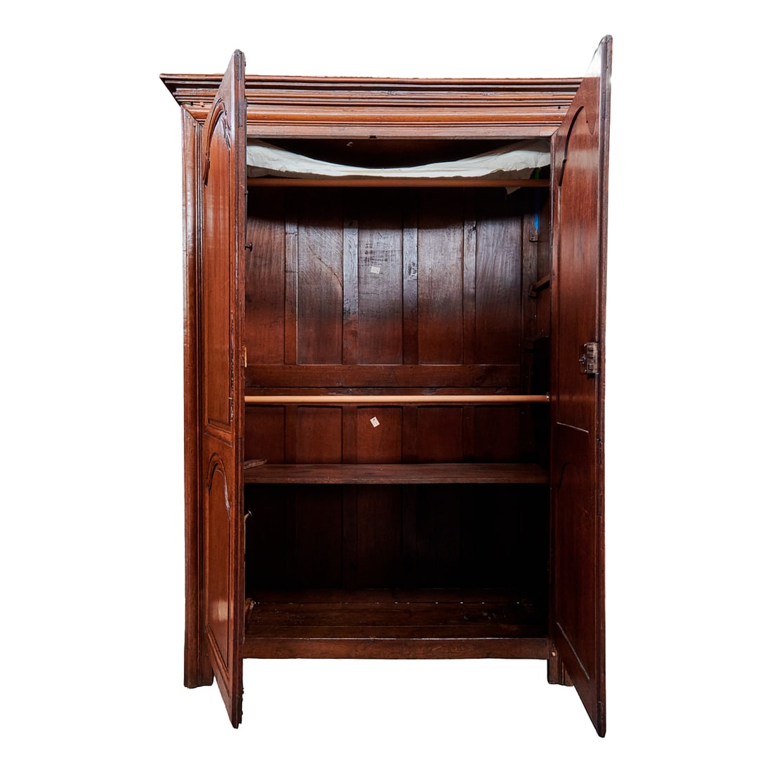 French Provincial Walnut Armoire - 2