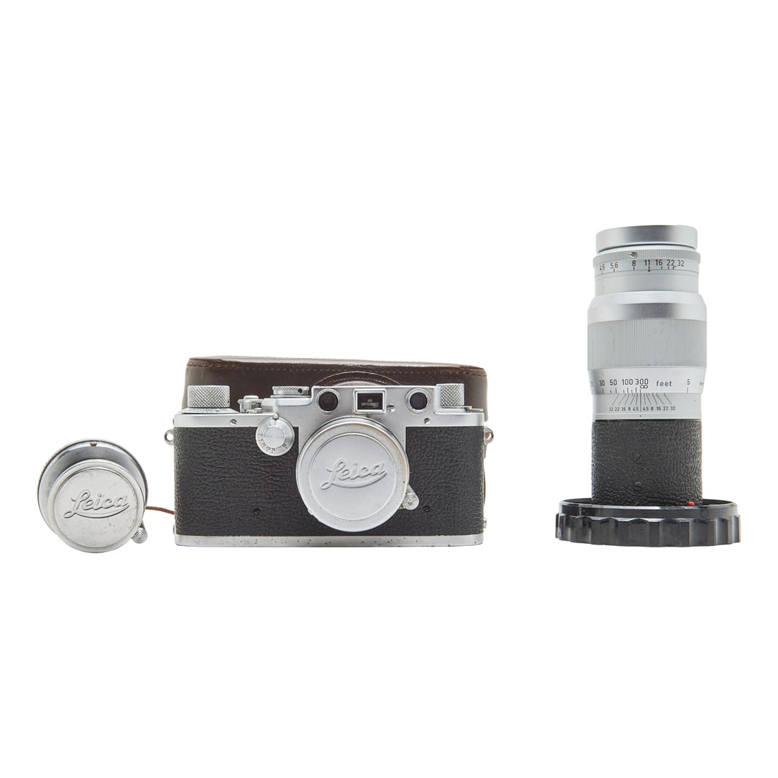 Leica IIIF 35 MM Camera with Leitz Summar and Hektor Lenses (1 of 11)