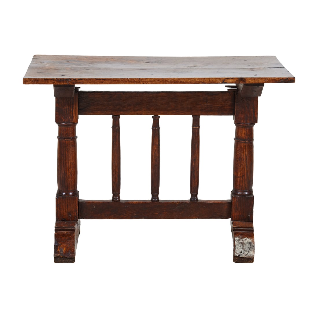 Renaissance Style Carved Walnut Occasional Table (1 of 4)