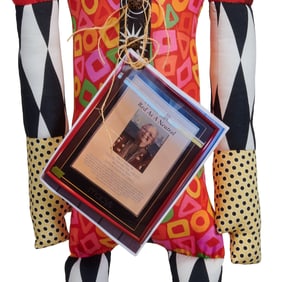 Freddy Moran Tall Quilted Stuffed Figure