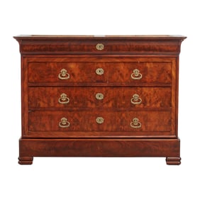 Louis Philippe Style Walnut Veneer Commode