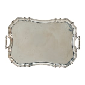 Barker Birmingham Sterling Silver Serving Tray