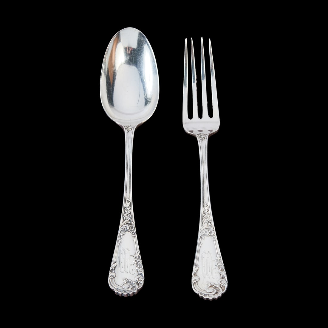 Dominic and Half Dinner Forks and Spoons, Retailed by A. Newsalt (1 of 4)