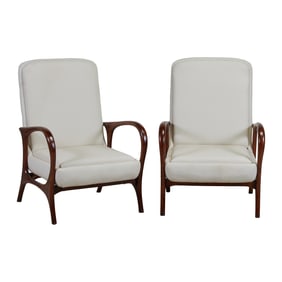 Pair of Danish Moderne Style Armchairs