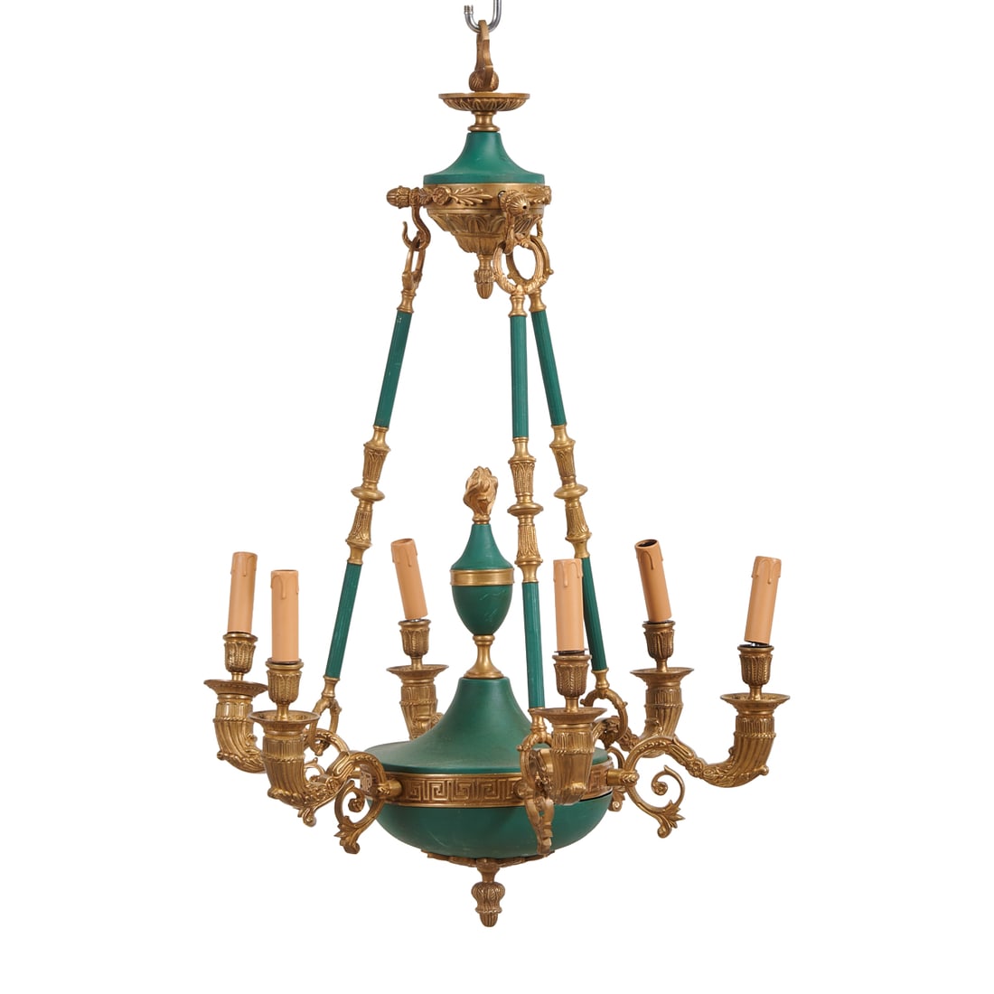 Empire Style Six Light Chandelier (1 of 5)