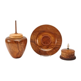 American Craft: Three Turned and Carved Table Articles