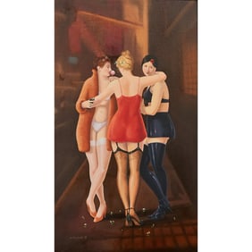 Mark Shephard, The Three Graces, Oil on Canvas