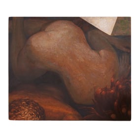 Stephen Fleming, Back, Oil and Wax on Linen