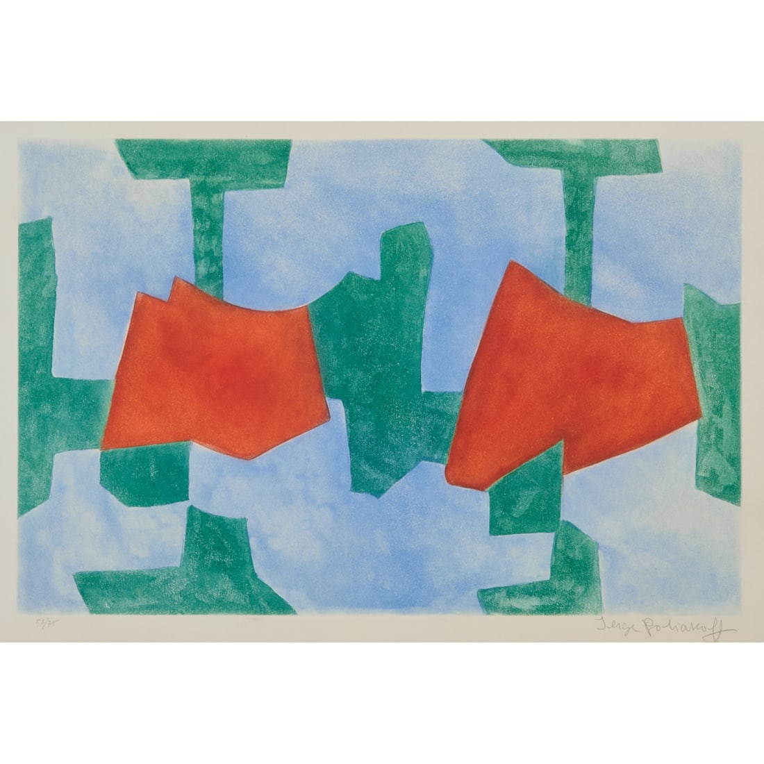 Serge Poliakoff, Abstract Composition, Aquatint Etching (1 of 4)