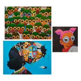 Hebru Brantley, Three Signed and Numbered Prints