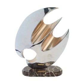 Ed Meyrowitz, Abstract Sculpture, Chrome