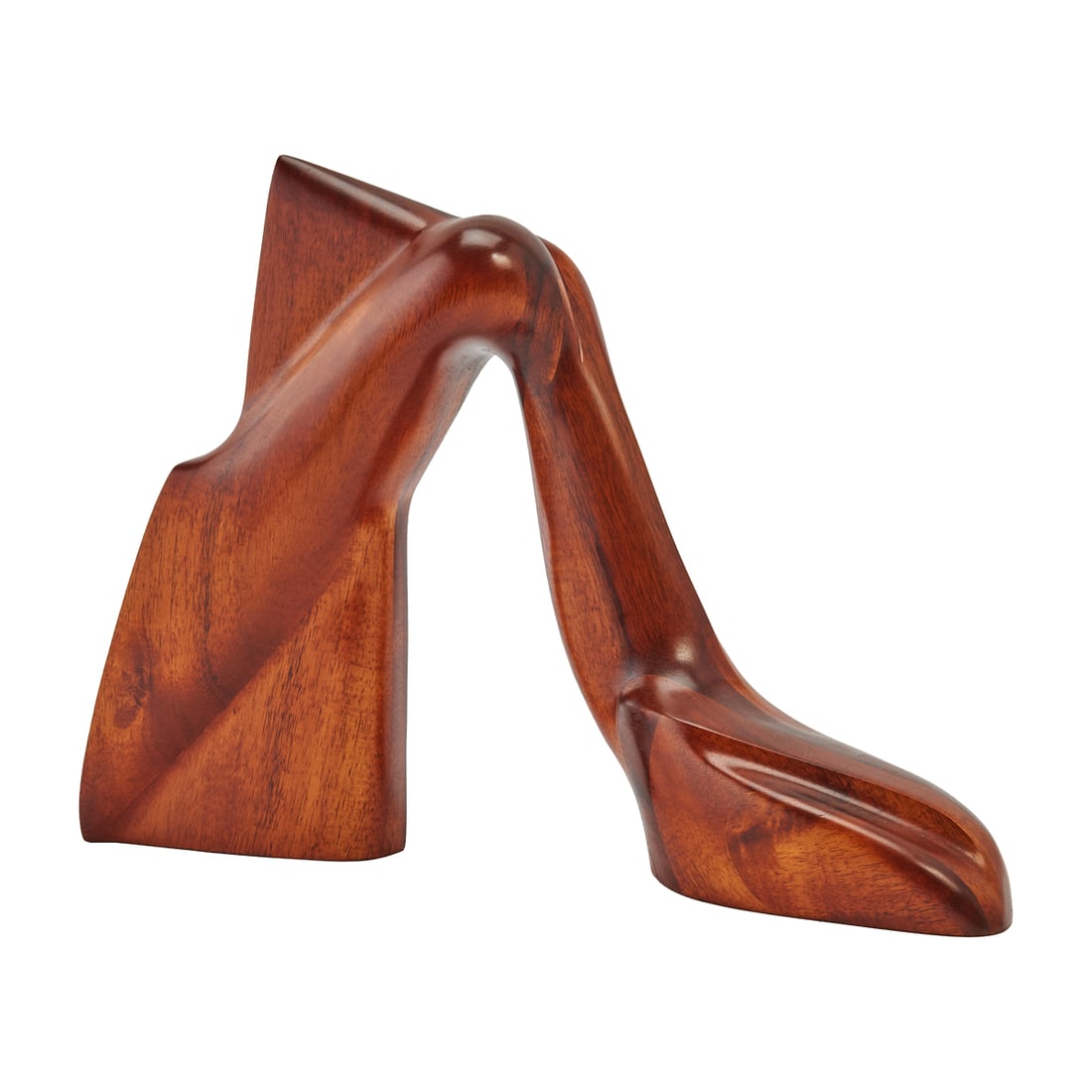 Charles Cobb, Abstract Wood Sculpture, Koa and Walnut (1 of 5)