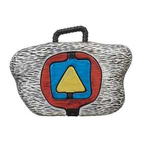 Michael Graham, Constructivist Briefcase, Painted Wood