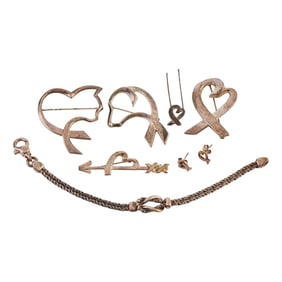 Collection of Tiffany & Co. Sterling Silver Jewelry Items