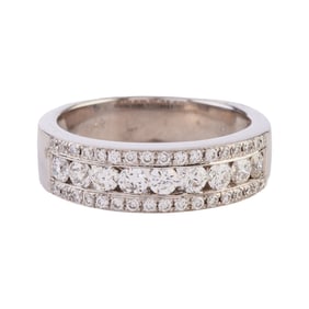 Diamond, 14k White Gold Ring
