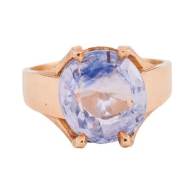Sapphire, 14k Yellow Gold Ring