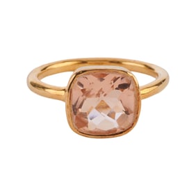 Quartz, Vermeil Ring