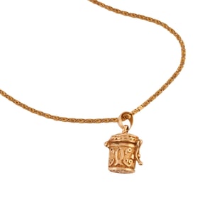 14k Yellow Gold Pendant Necklace