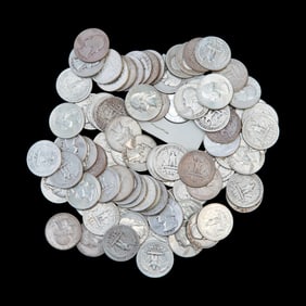 US Silver Quarters Washington 90% Silver (83)