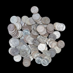 US Silver Quarters Washington 90% Silver (120)